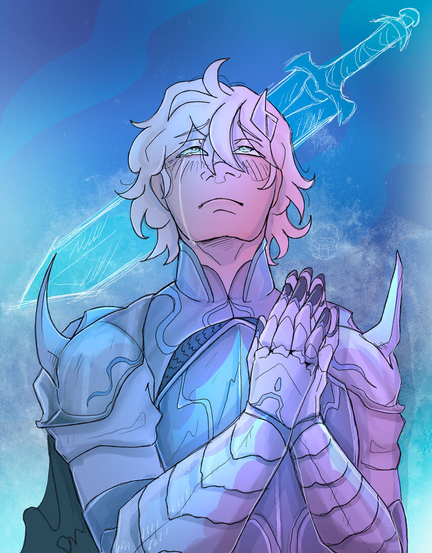 $16 Bust lined w/ flats, shading, & simple background