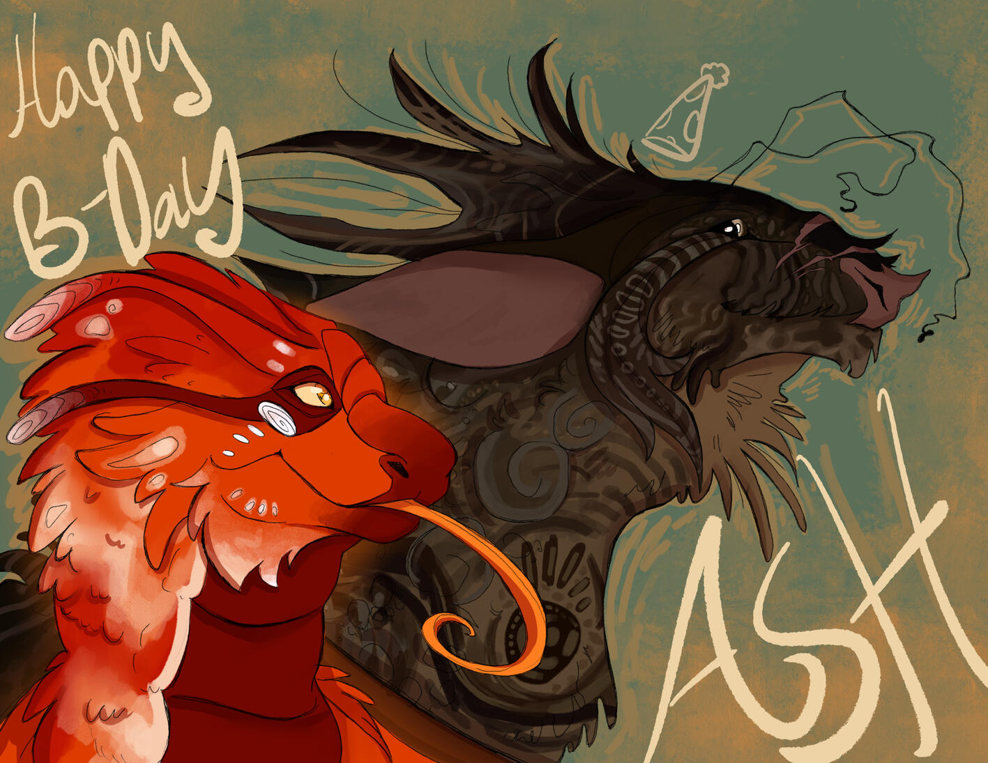 $16 Headshot lined w/ flats,shading & simple background + 1 character