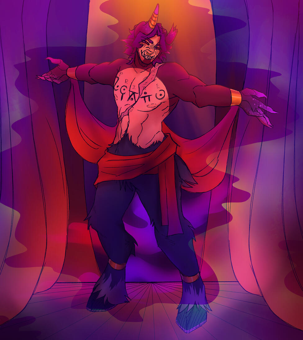 $28 Fullbody lined w/ flats, shading &amp; detailed background